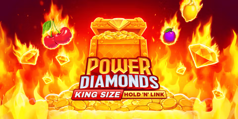 Power Diamonds King Size: Hold 'N' Link by NetGame, available for your casino platform