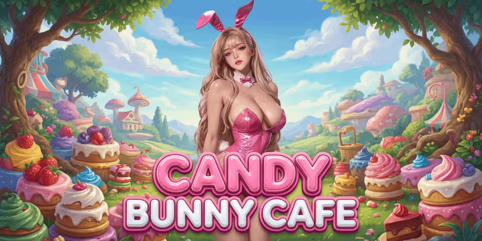 Candy Bunny Cafe by Nobles, available for your casino platform