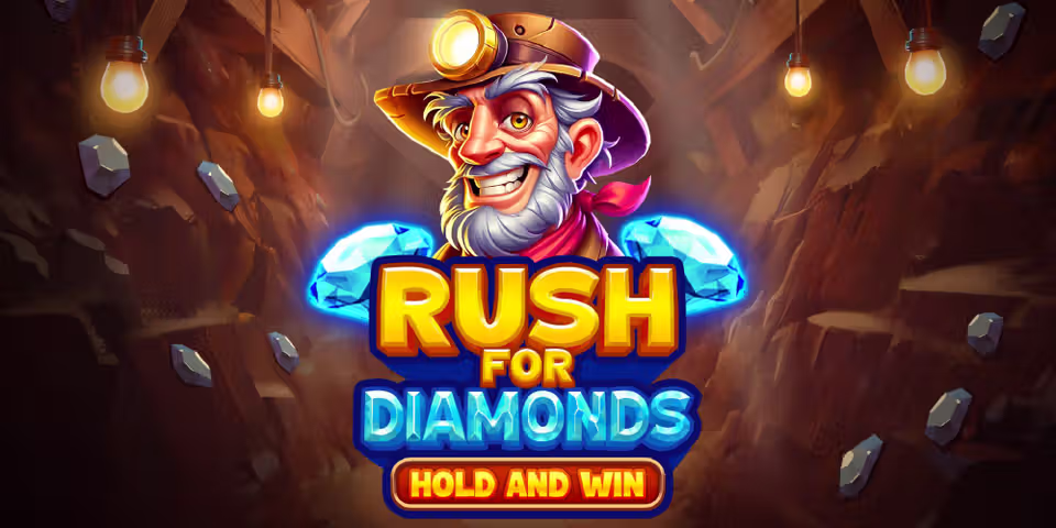 Rush for Diamonds: Hold and Win by Onlyplay, available for your casino platform