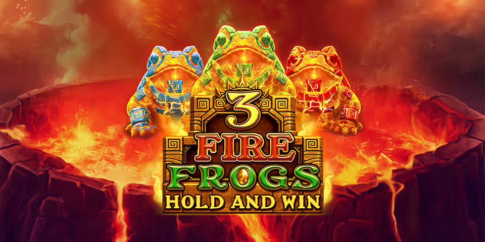 3 Fire Frogs: Hold & Win by Penguin King, available for your casino platform