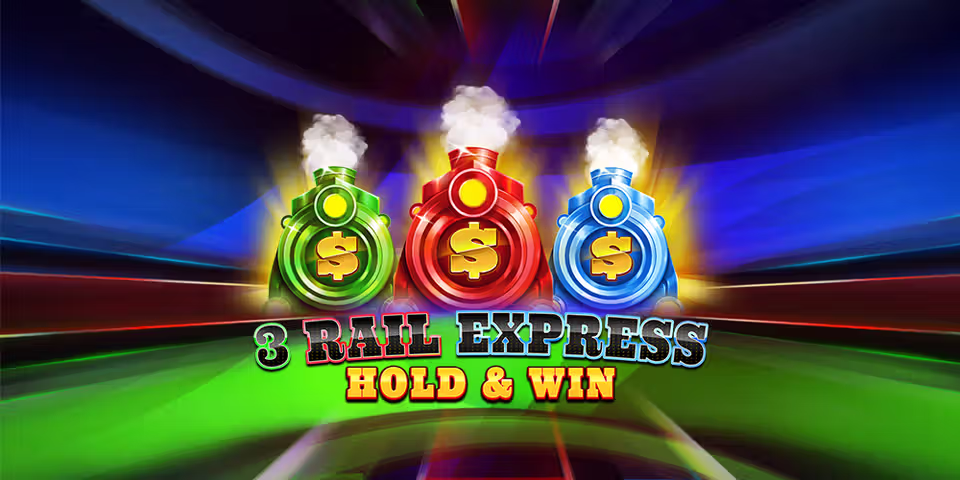3 Rail Express: Hold & Win by Penguin King, available for your casino platform