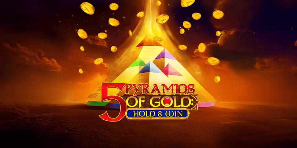5 Pyramids of Gold: Hold & Win by Penguin King, available for your casino platform