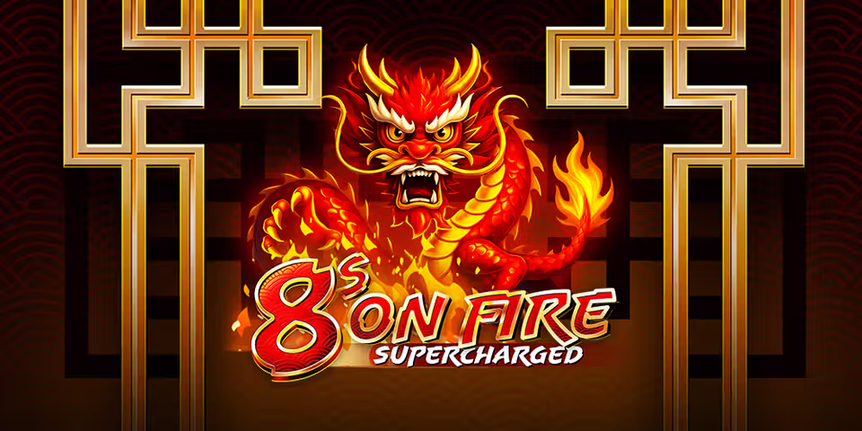 8's on Fire: Supercharged by Penguin King, available for your casino platform