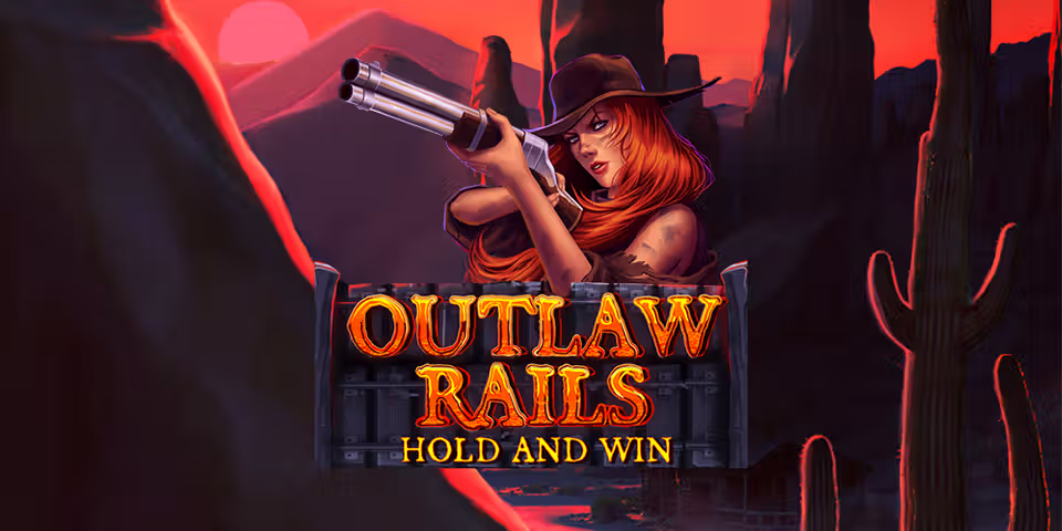 Outlaw Rails: Hold & Win by Penguin King, available for your casino platform