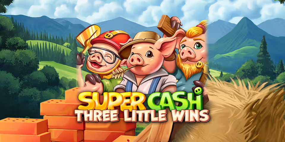 Super Cash: Three Little Wins by Penguin King, available for your casino platform