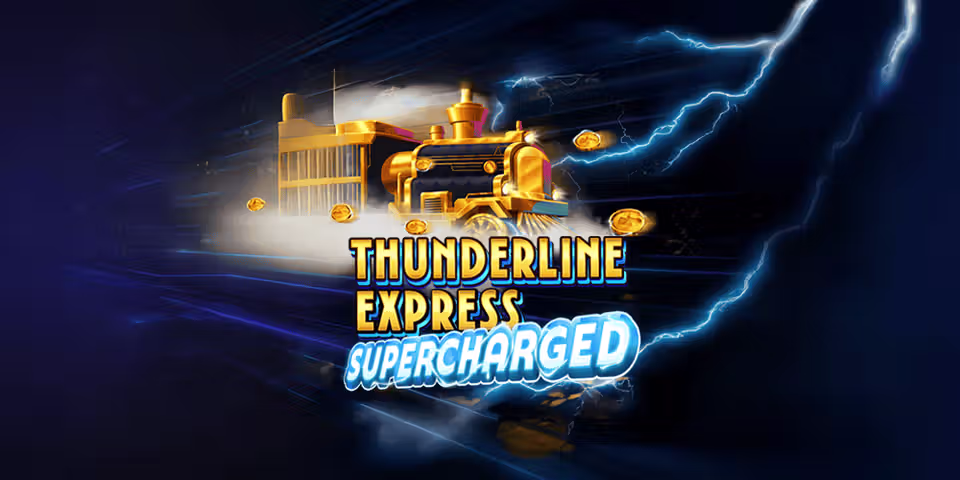 Thunderline Express: Supercharged by Penguin King, available for your casino platform