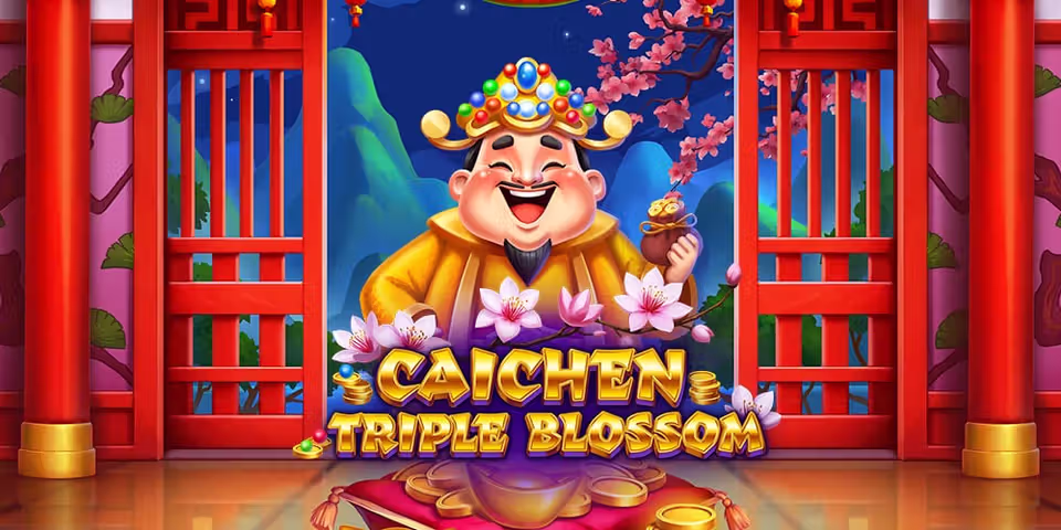 Caichen Triple Blossom by Phantom, available for your casino platform