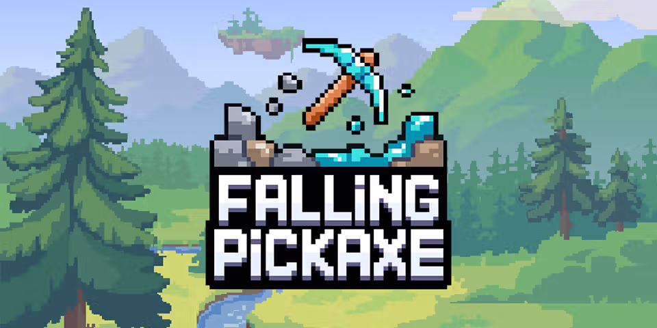 Falling Pickaxe by Pixmove, available for your casino platform