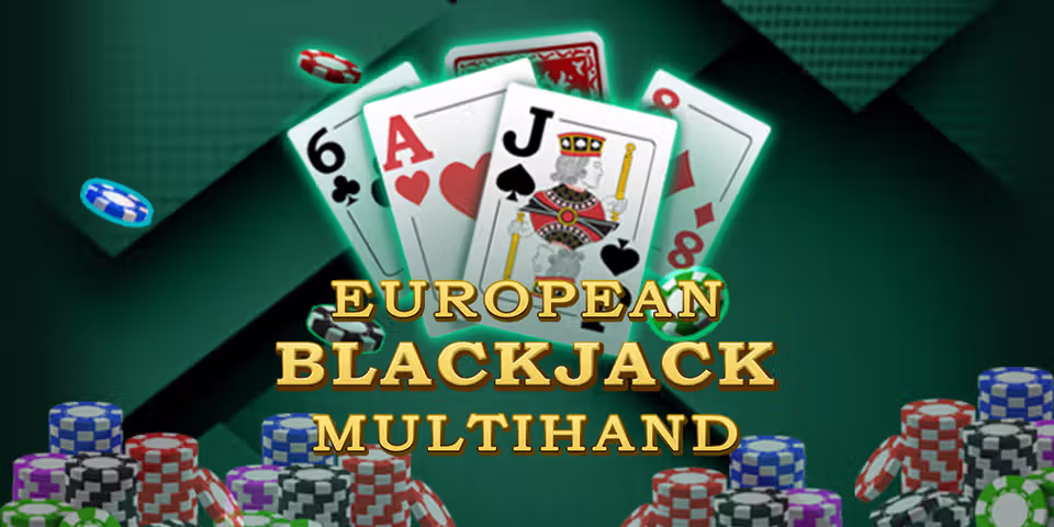 European Blackjack Multihand by Platipus Gaming, available for your casino platform