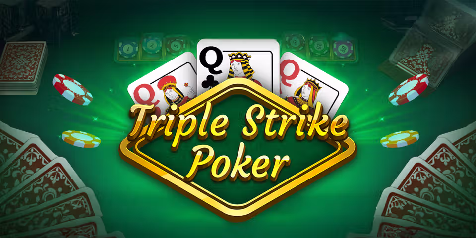Triple Strike Poker by Platipus Gaming, available for your casino platform