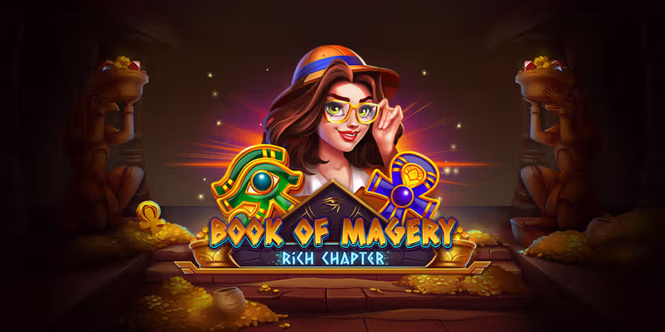 Book of Magery: Rich Chapter by Playnetic, available for your casino platform