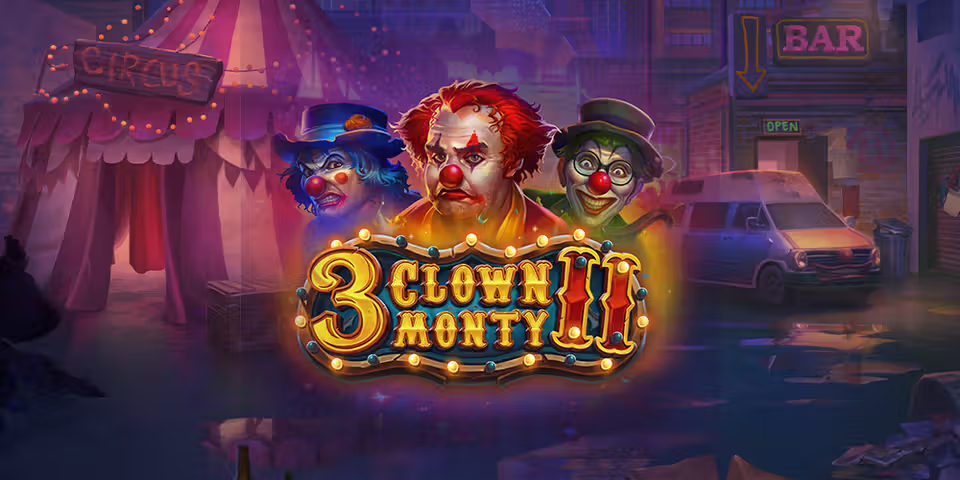 3 Clown Monty II by Play'n GO, available for your casino platform