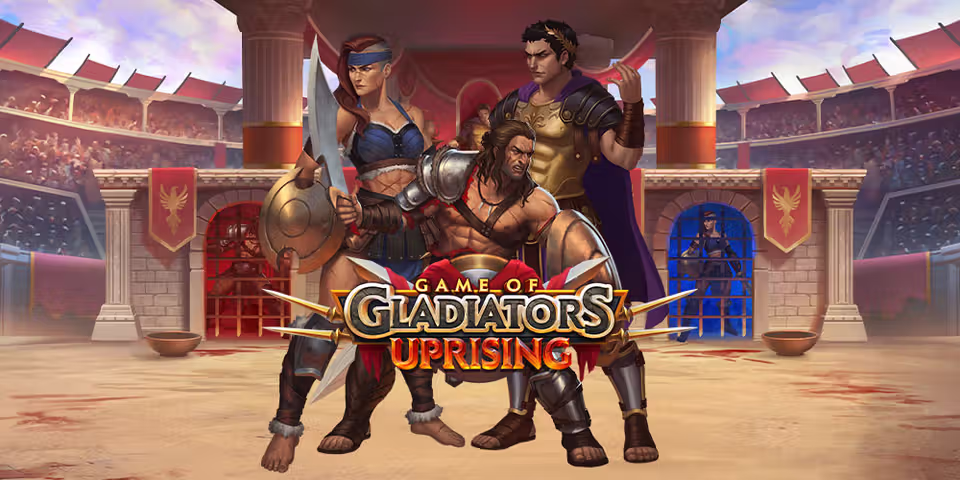 Game of Gladiators: Uprising by Play'n GO, available for your casino platform
