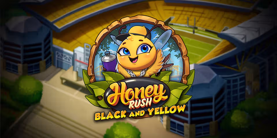 Honey Rush Black and Yellow by Play'n GO, available for your casino platform