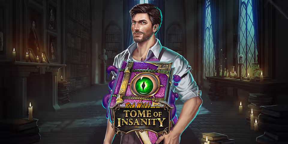 Rich Wilde and the Tome of Insanity by Play'n GO, available for your casino platform