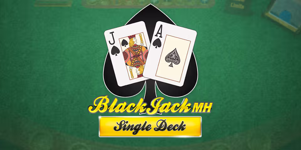Single Deck Blackjack MH by Play'n GO, available for your casino platform