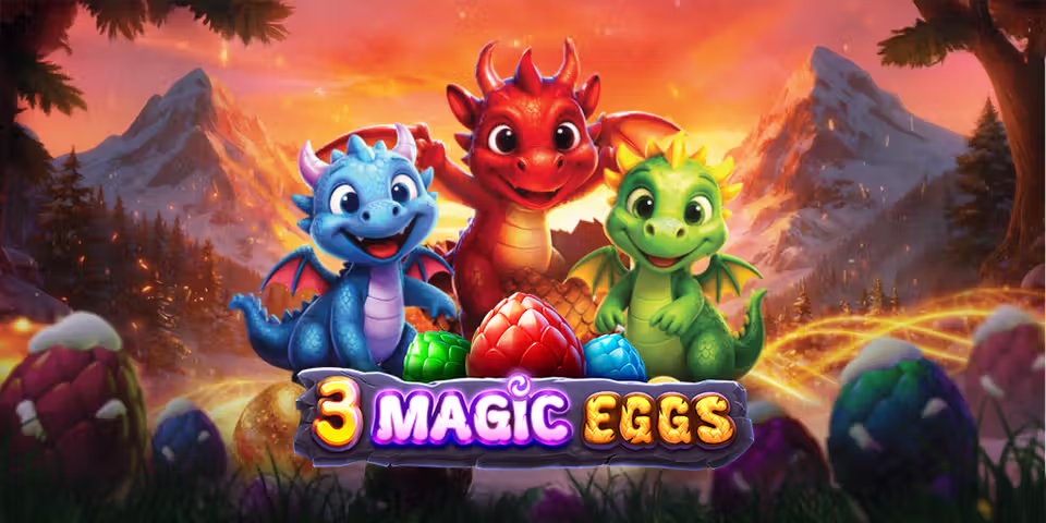 3 Magic Eggs by Pragmatic Play Casino, available for your casino platform