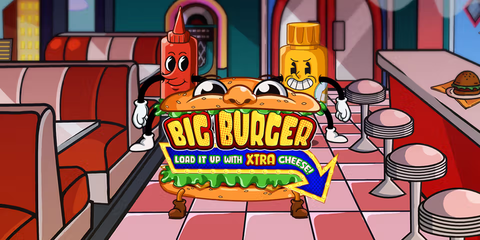 Big Burger: Load it Up with Extra Cheese by Pragmatic Play Casino, available for your casino platform