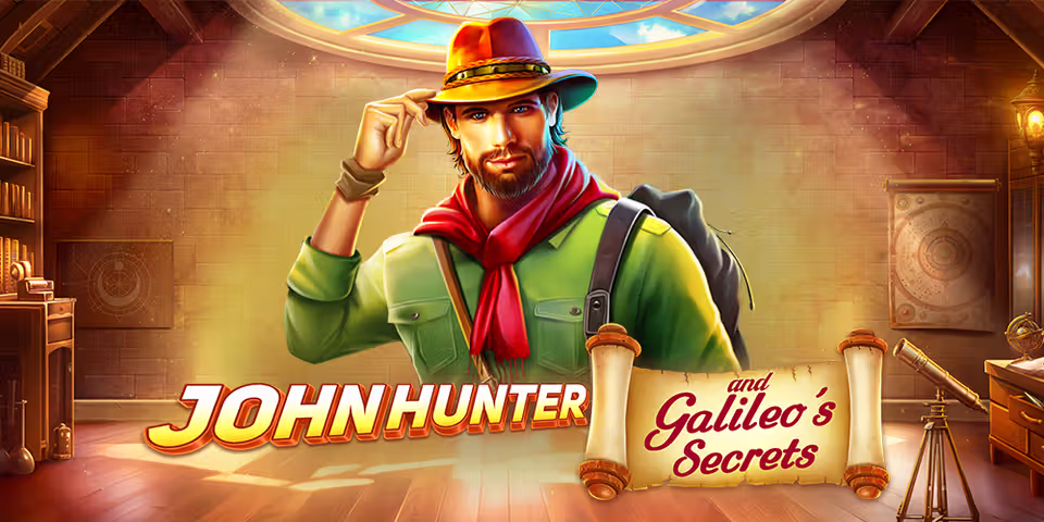 John Hunter and Galileo's Secrets by Pragmatic Play Casino, available for your casino platform