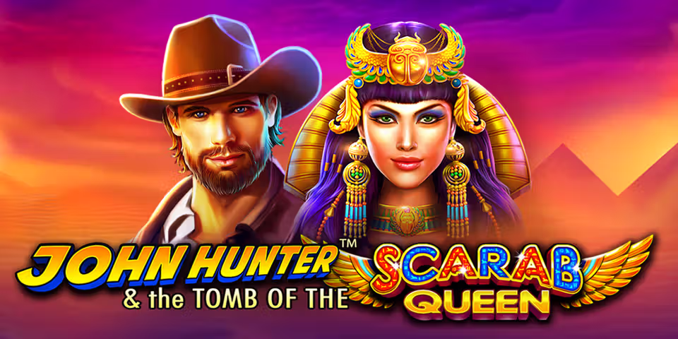 John Hunter and the Tomb of the Scarab Queen by Pragmatic Play Casino, available for your casino platform