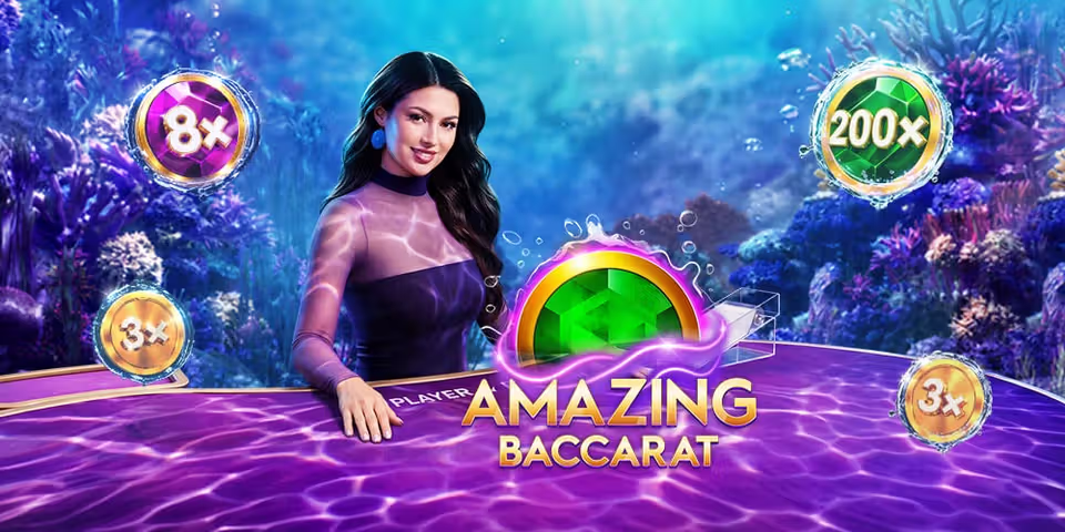 Amazing Baccarat by Pragmatic Play Live, available for your casino platform