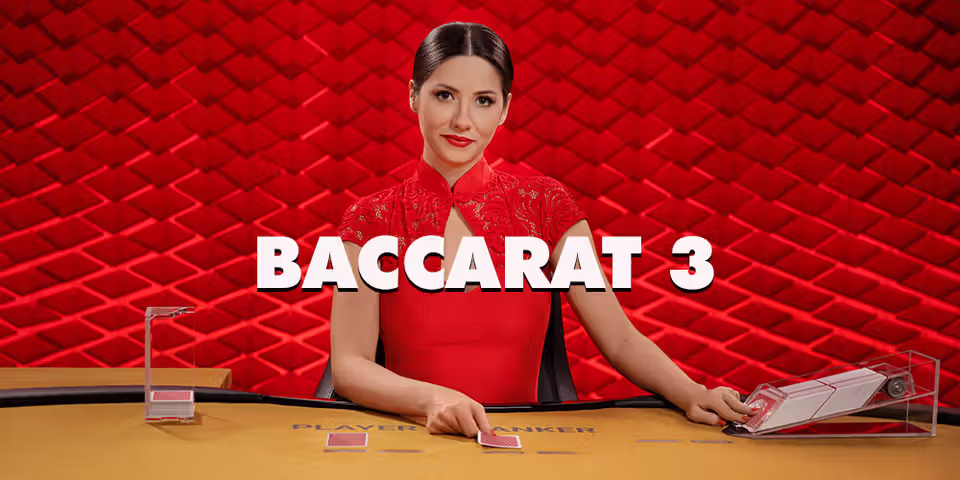 Baccarat 3 by Pragmatic Play Live, available for your casino platform