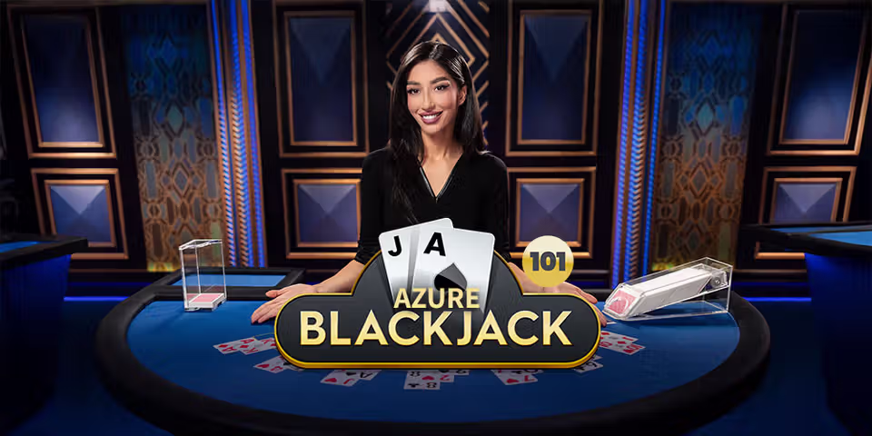 Blackjack 101 Azure by Pragmatic Play Live, available for your casino platform