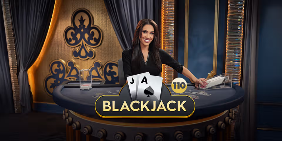 Blackjack 110 by Pragmatic Play Live, available for your casino platform