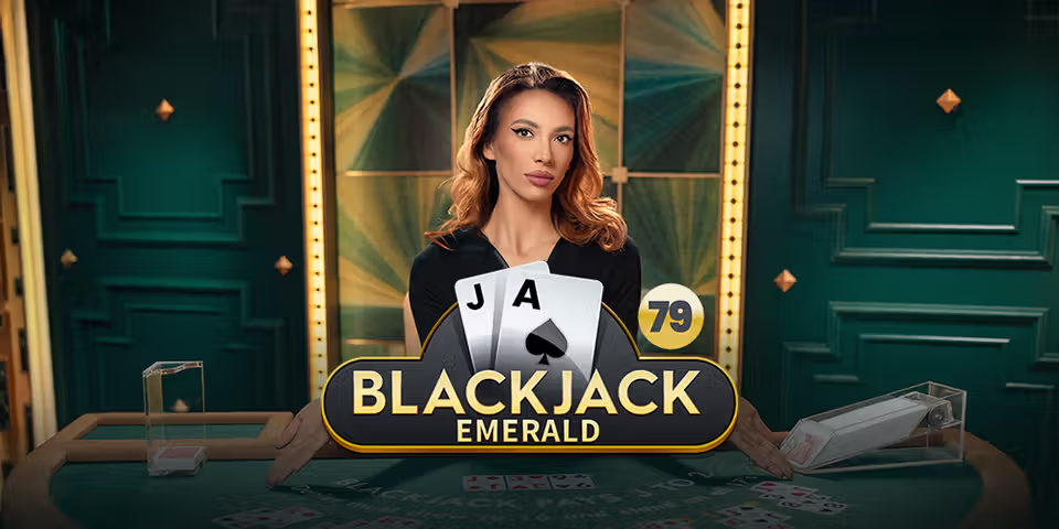 Blackjack 79 Emerald by Pragmatic Play Live, available for your casino platform