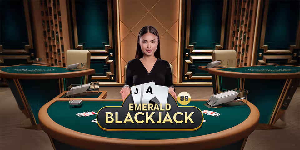Blackjack 89 Emerald by Pragmatic Play Live, available for your casino platform