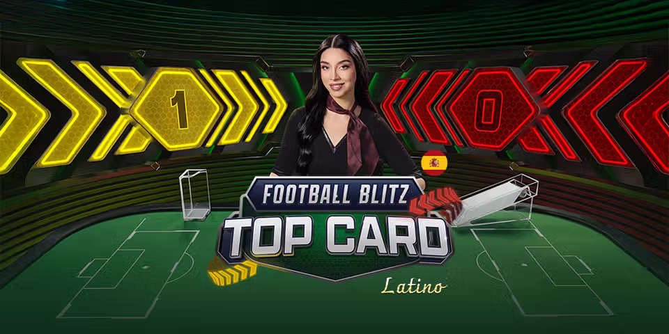 Football Blitz Top Card Latino by Pragmatic Play Live, available for your casino platform