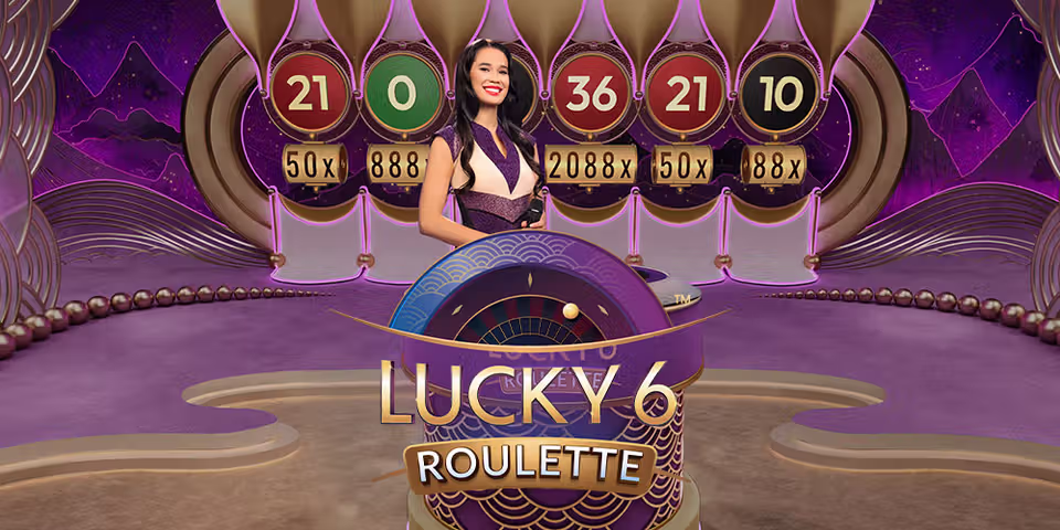 Lucky 6 Roulette by Pragmatic Play Live, available for your casino platform