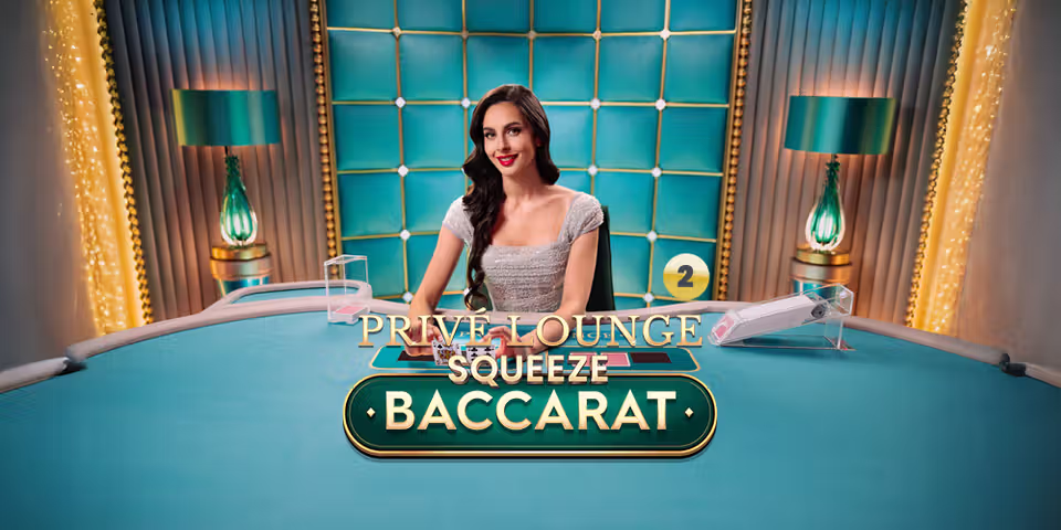 Privé Lounge Baccarat with Squeeze 2 by Pragmatic Play Live, available for your casino platform