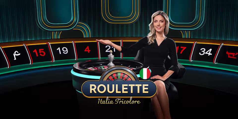 Roulette Italia Tricolore by Pragmatic Play Live, available for your casino platform