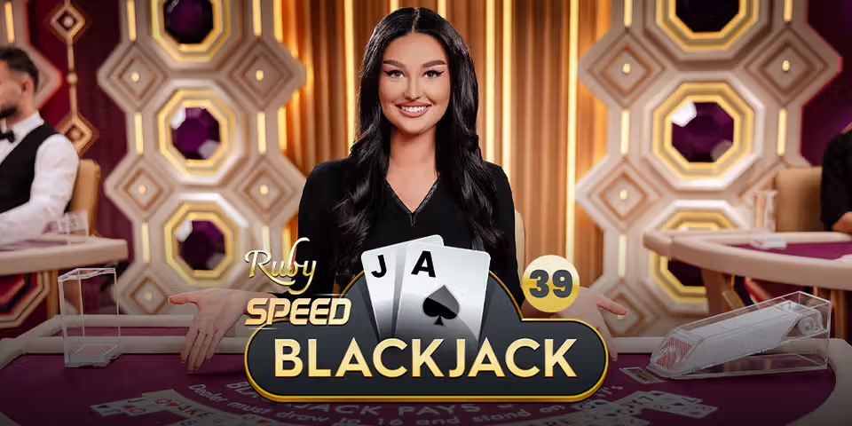 Speed Blackjack 39 Ruby by Pragmatic Play Live, available for your casino platform