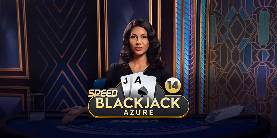 Speed Blackjack 14 Azure by Pragmatic Play Live, available for your casino platform