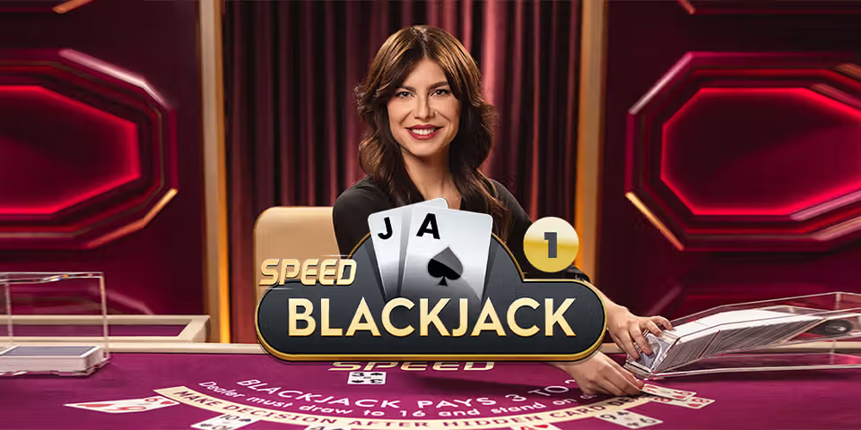 Speed Blackjack 1 Ruby by Pragmatic Play Live, available for your casino platform