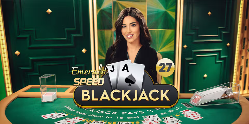 Speed Blackjack 27 Emerald by Pragmatic Play Live, available for your casino platform
