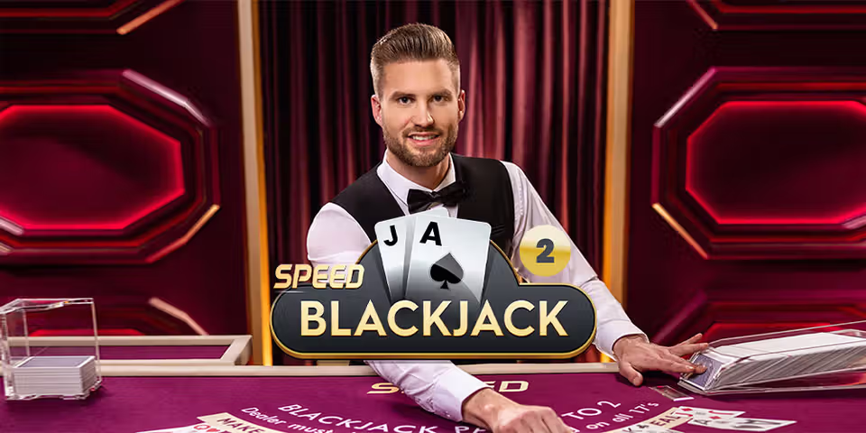 Speed Blackjack 2 Ruby by Pragmatic Play Live, available to add to your casino platform