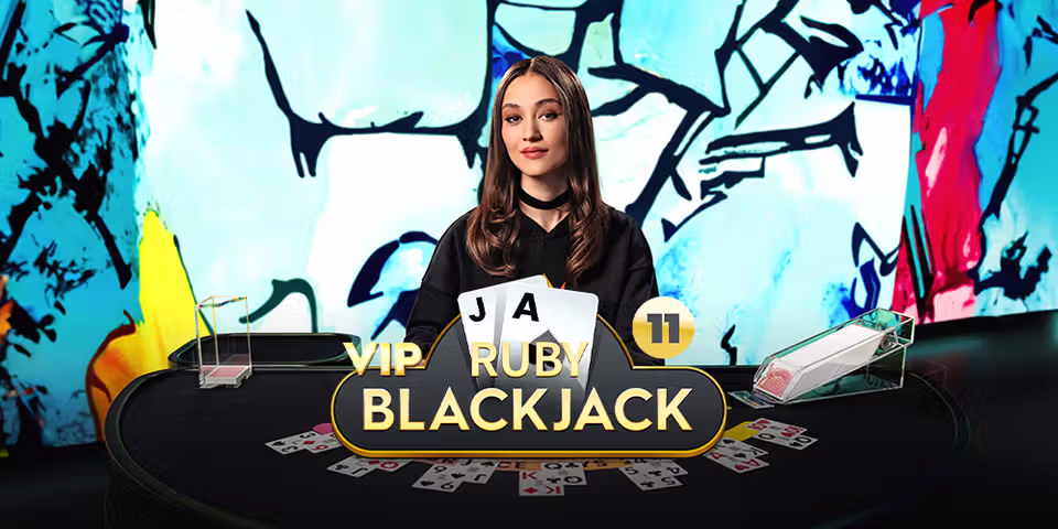 VIP Blackjack 11 Ruby by Pragmatic Play Live, available for your casino platform
