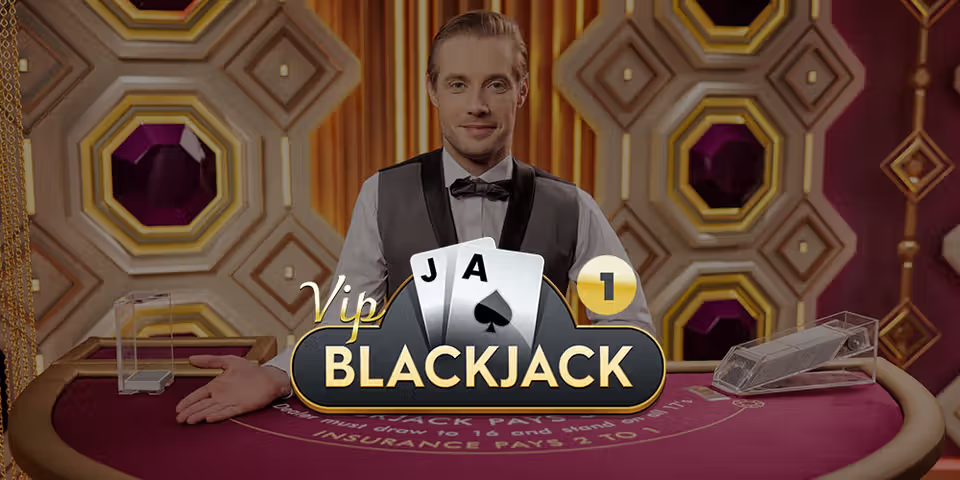 VIP Blackjack 1 Ruby by Pragmatic Play Live, available for your casino platform