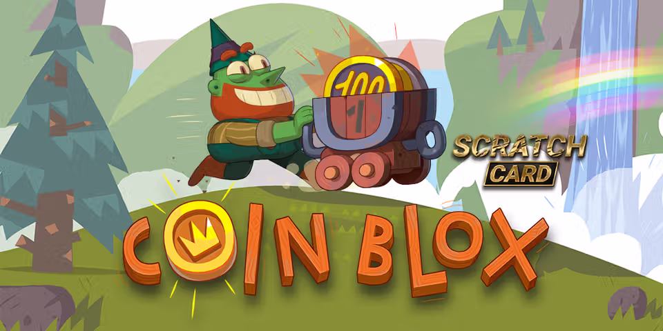 Coin Blox Scratchcard by Peter & Sons, available for your casino platform