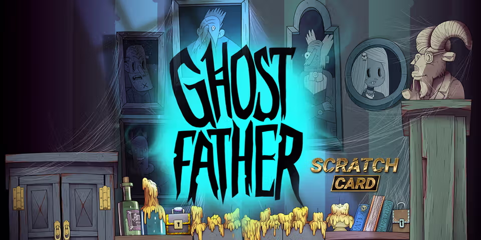 Ghost Father Scratchcard by Peter & Sons, available for your casino platform