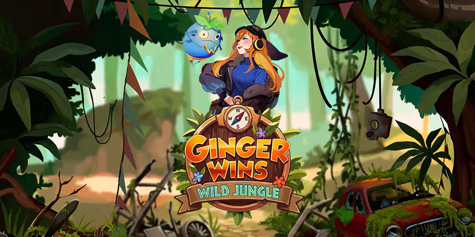 Ginger Wins: Wild Jungle by Peter & Sons, available for your casino platform