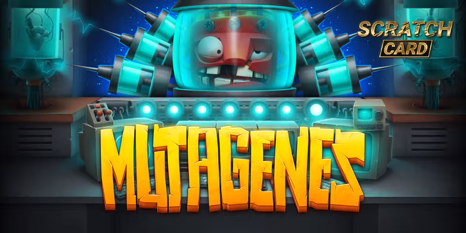 Mutagenes Scratchcard by Peter & Sons, available for your casino platform