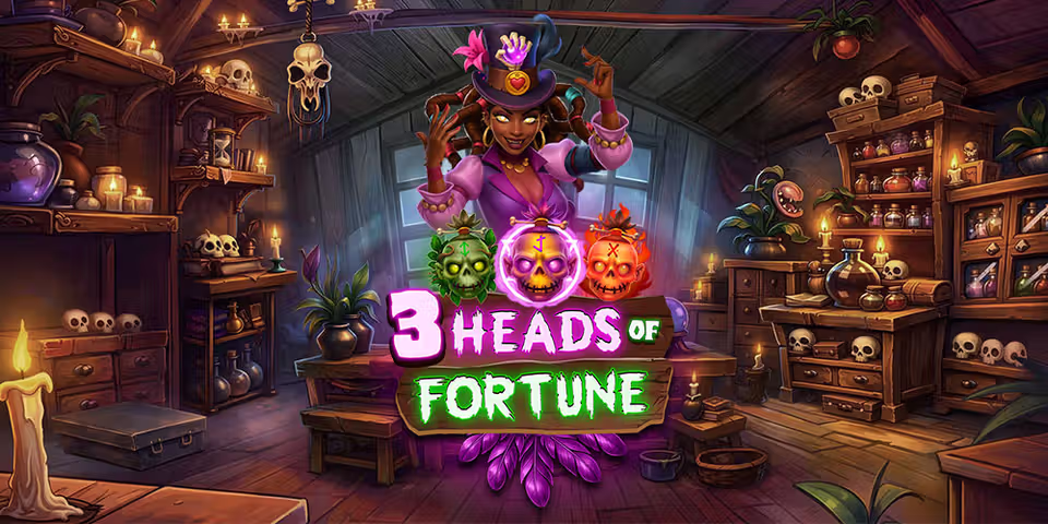 3 Heads of Fortune by Qora, available for your casino platform