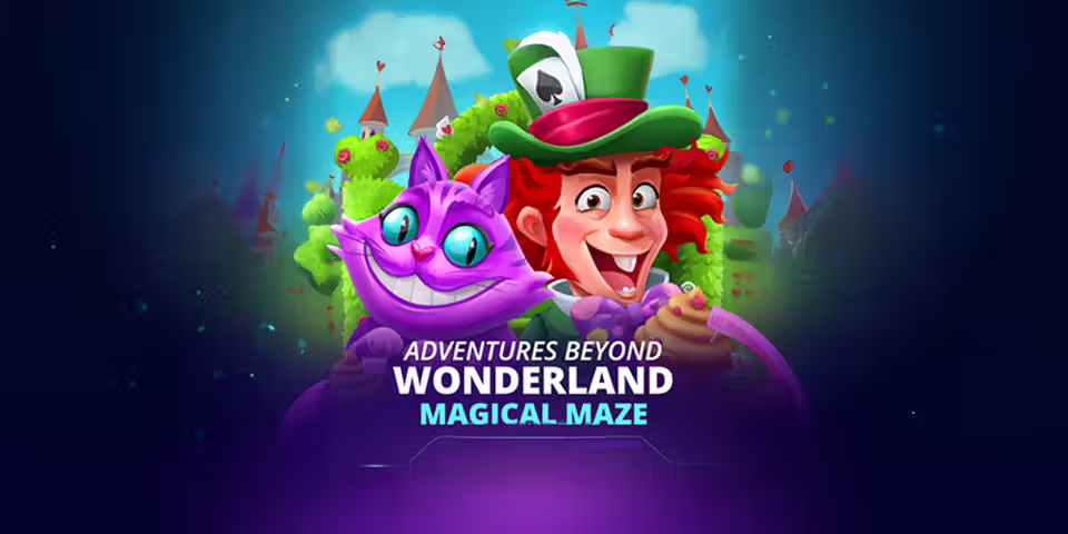 Adventures Beyond Wonderland Magical Maze by Quickspin, available for your casino platform