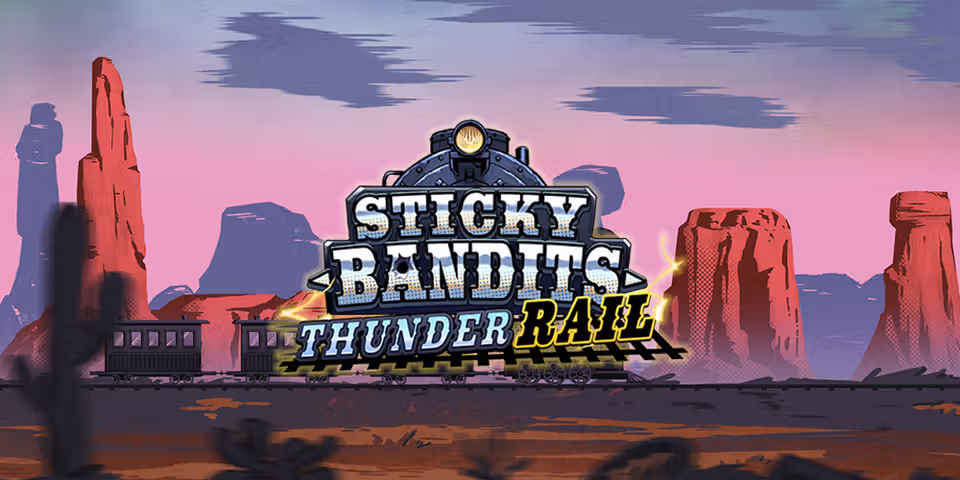 Sticky Bandits Thunder Rail by Quickspin, available for your casino platform