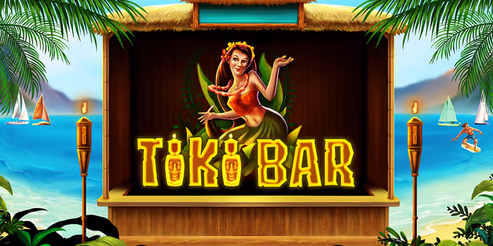 Tiki Bar by ReadyPlay, available for your casino platform