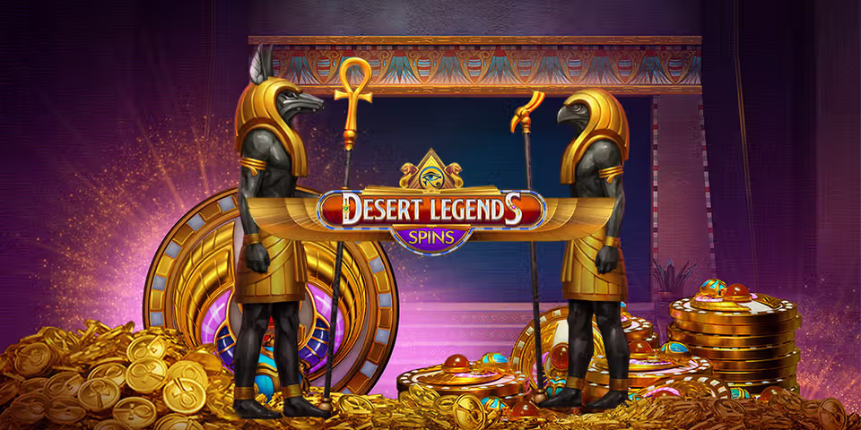 Desert Legends Spins by Red Tiger, available to add to your casino platform